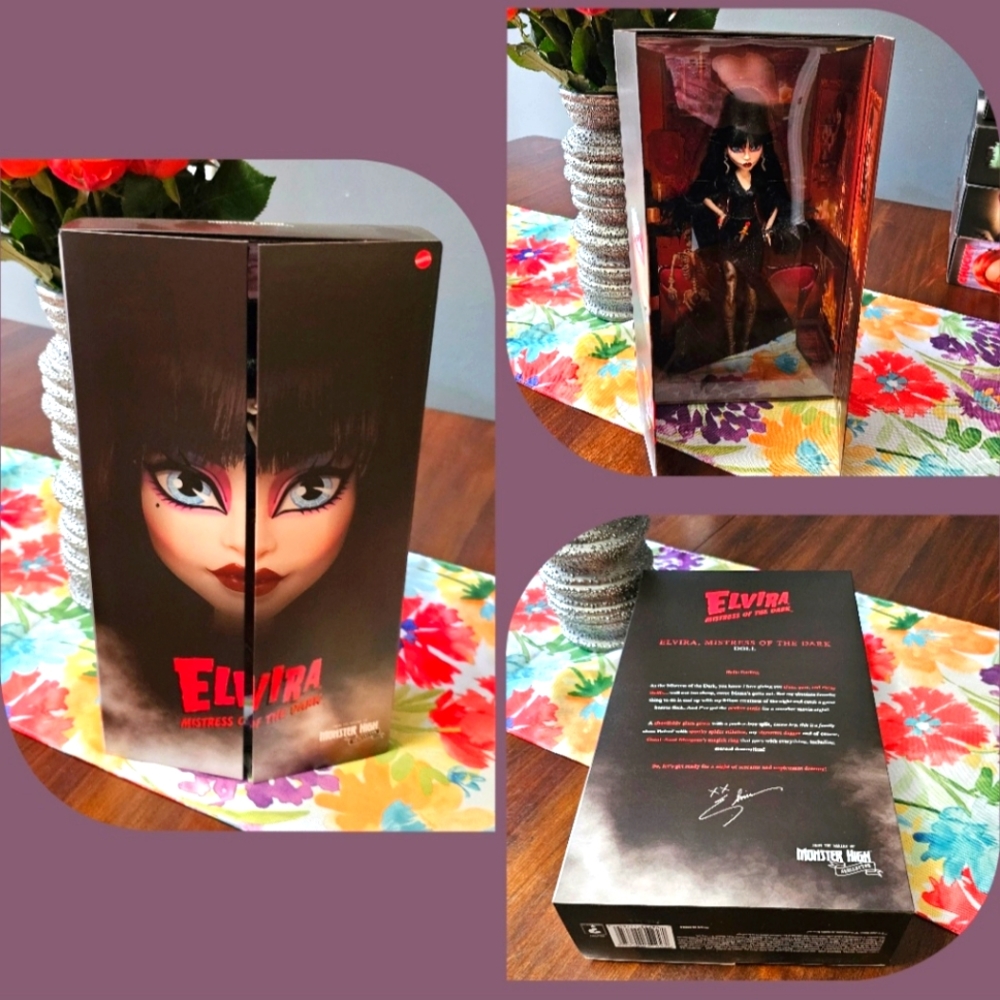 SOLD- DO NOT BUY!  NIB Monster High Skullector Elvira doll.